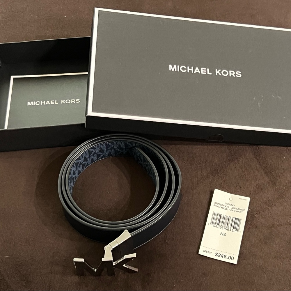 🆕 NIB Michael Kors Men’s Reversible Belt